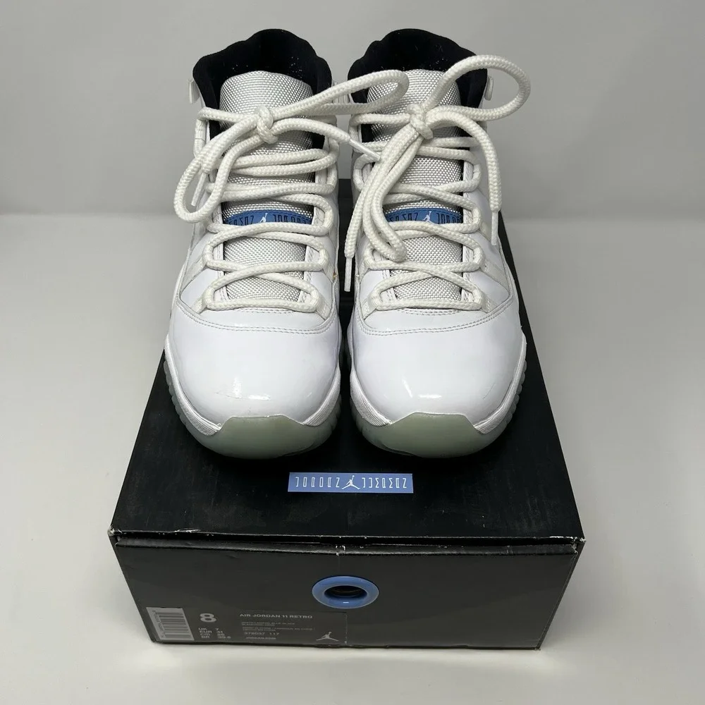 Jordan 11 High Retro Legend Blue (2014) Men's Size 8‎ 378037-117